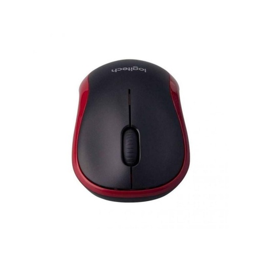[DP.LOG-MOU_M185_ROJO] Logitech Wireless Mouse M185/ Up to 1000 DPI/ Red