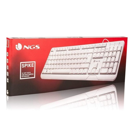 [DP.NGS-TEC_SPIKE] NGS Spike Tastatur/ Weiß