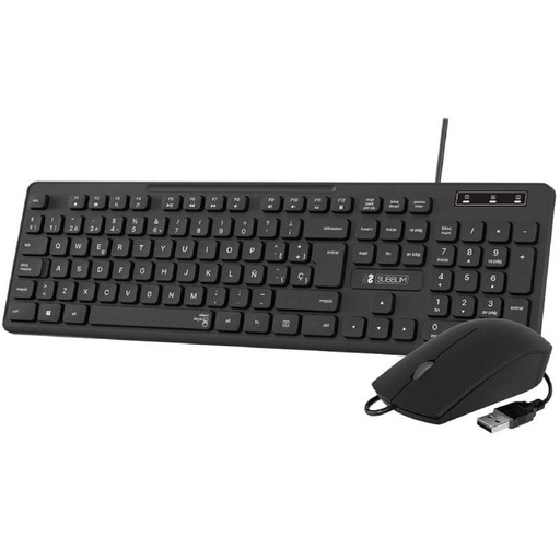 [DP.SUB-TEC_COMBO_BUS_SLIM] Conjunto Subblim Business Slim com Teclado e Mouse CSSK01/ Preto