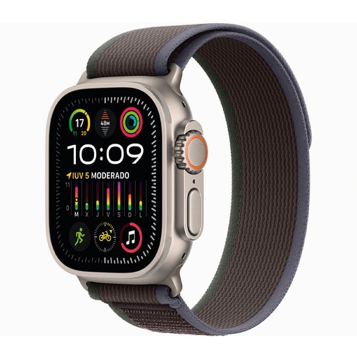 [APPLESWU2CELL49TLMBK_V2] Apple Watch Ultra 2 (GPS + Cellular) 49mm Titanium with Black Trail Loop Strap