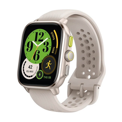 [AMZFTCHSQWH] Amazfit Cheetah Square Smartwatch White (Winner Champagne)