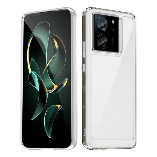[CR13THT] Custodia ibrida Xiaomi 13T Pro 5G (paraurti + retro trasparente)