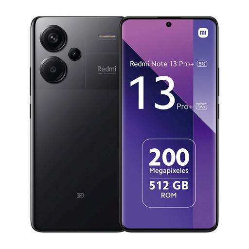[XIAREDNOTE13PROPLUS5G12512BK] Xiaomi Redmi Note 13 Pro+ 5G 12GB/512GB Preto (Midnight Black) Dual SIM