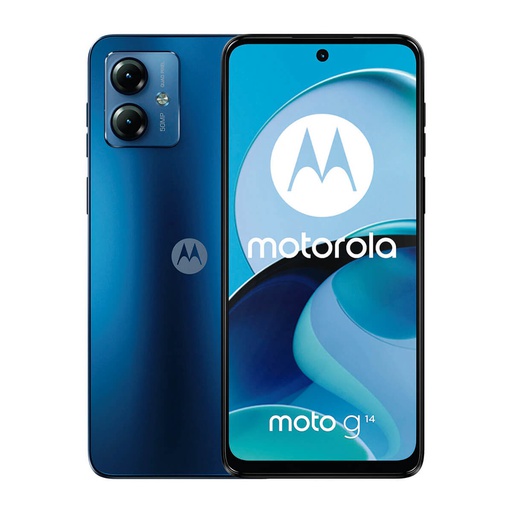 [MOTOG148256GBBL] Motorola Moto G14 8 GB/256 GB Blau (Sky Blue) Dual-SIM