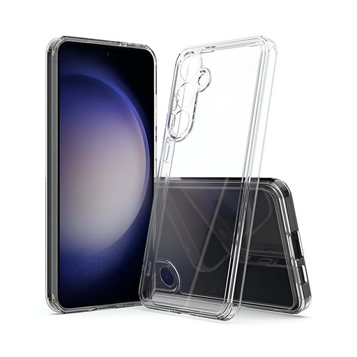 [CS24HT] Carcasa Samsung Galaxy S24 Hybrid (bumper + trasera transparente) Transparente
