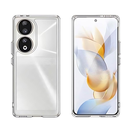 [CH90HT] Honor 90 Hybrid Case (bumper + transparent back) Transparent