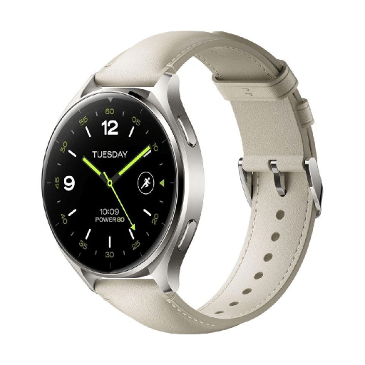 [XIAWATCH2BTGYCCWH] Xiaomi Watch 2 Bluetooth Titanium Grey con cinturino in pelle bianca BHR9306GL