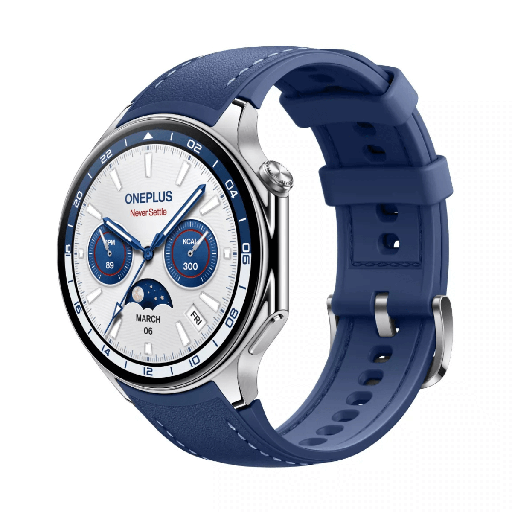 [ONEPLWT2BL] OnePlus Watch 2 47 mm Bluetooth Bleu (Nordic Blue)