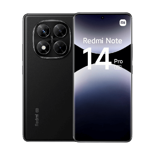 [XIAREDNOT14PRO5G8256BK] Xiaomi Redmi Note 14 Pro 5G 8GB/256GB Preto Meia-Noite (Midnight Black) Dual SIM