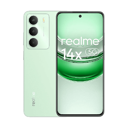 [REA14X5G8256GR] Realme 14X 5G 8 GB/256 GB Verde (Peridot Green) Doppia SIM