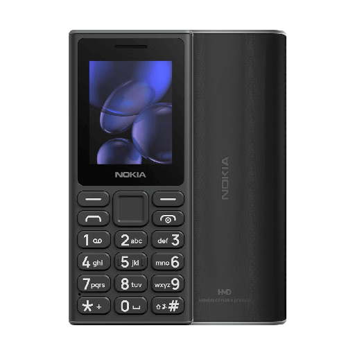 [RRRMBNK1052024BK] Nokia 105 (2024) Noir (Charcoal) Double SIM Reconditionné - Très bon état