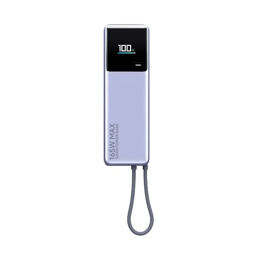 [MDMX1116447] Powerbank 10000mAh Xiaomi Power Bank 10000 Integrated Cable/ 165W/ Gris