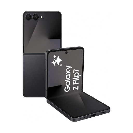 [SAMGALZFLIP75G12256BK] Samsung Galaxy Z Flip7 5G 12GB/256GB Preto (Jet Black) Dual SIM SM-F766B