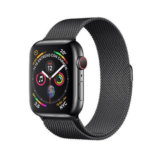 [RRRCNMTVF2TY/A] Apple Watch Series 4 GPS+Cellular 40mm Gray with Black Loop Band MTVF2TY/A Refurbished – Like New