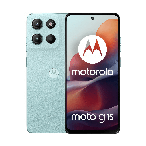 [MOTMTG154G8512GBL] Motorola Moto G15 4G 8GB/512GB Blue (Glacier Blue) Dual SIM