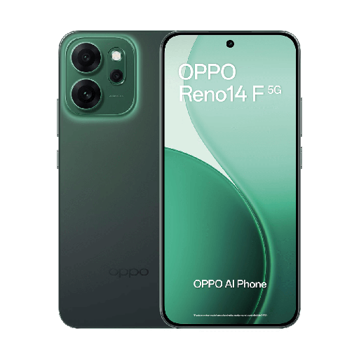 [OPPR14F5G8256GR] OPPO Reno14 F 5G 8GB/256GB Verde (Luminous Green) Dual SIM