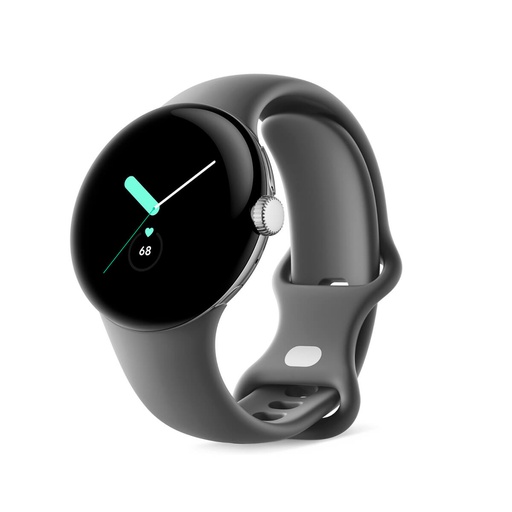 [RRRCNGOOPXLWTCHW41SL] Google Pixel Watch WiFi 41mm Plata (Silver) y Correa Deportiva Gris (Charcoal) Reacondicionado - Como Nuevo