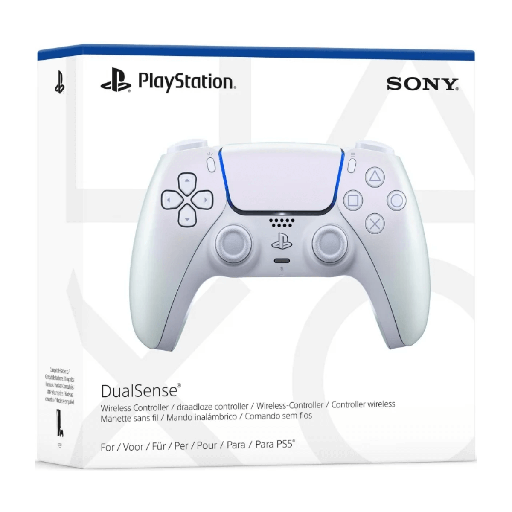 [SONMANDUALSENSECHRPEA] Manette sans fil Sony DualSense pour PS5 Blanche (Chroma Pearl)