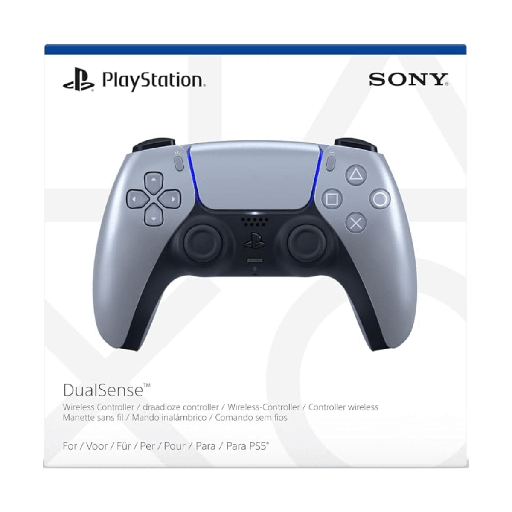 [SONMANDUALSENSESL] Manette sans fil Sony DualSense pour PS5 Argent (Sterling Silver)