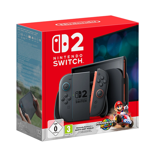 [CONNINSWI2BKMKW] Console Nintendo Switch 2 noire + Mario Kart World