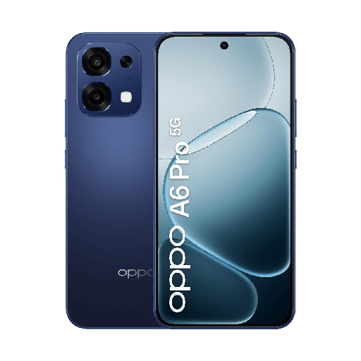 [OPPA6PR5G8256BL] OPPO A6 Pro 5G 8 Go/256 Go Bleu (Stellar Black) Double SIM
