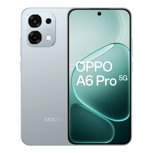 [OPPA6PR5G8256SL] OPPO A6 Pro 5G 8GB/256GB Silver (Lunar Titanium) Dual SIM