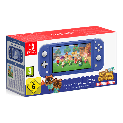 [CONNINSWILITEBLUACNH] Console Nintendo Switch Lite Blu + Animal Crossing New Horizons