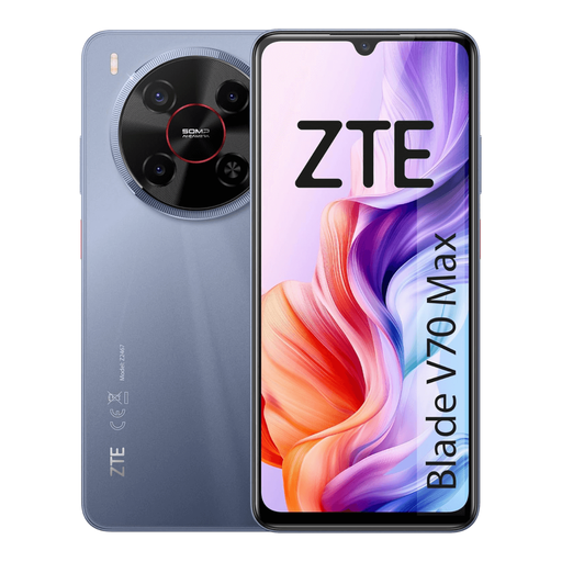 [ZTEBLAV70MAX4G4256GY] ZTE Blade V70 Max 4G 4 Go/256 Go Gris (Grey) Double SIM