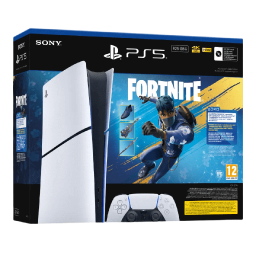 [CONSONPS5S825GBEDDIGFFC] Console Sony PlayStation 5 Slim 825 Go Édition Numérique - Fortnite Chaos Fleuri