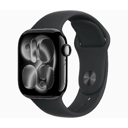 [APPWTCHS11GPS42ABKSBBKML] Apple Watch Series 11 GPS 42mm Aluminio Negro Azabache y Correa Sport Band Negra - Talla M/L