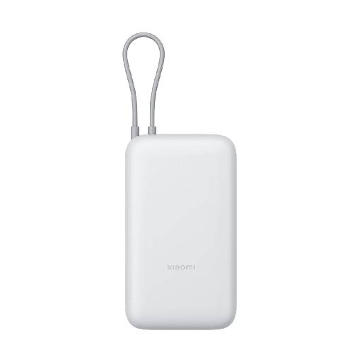 [XIAPWRBNK20000ICLGY] Xiaomi Powerbank 20.000 mAh (mit integriertem Kabel) Grau (Light Grey)