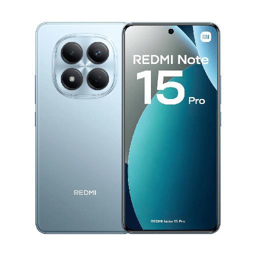 [XIAREDNOT15PR4G8256BL] Xiaomi Redmi Note 15 Pro 4G 8 Go/256 Go Bleu (Glacier Blue) Double SIM