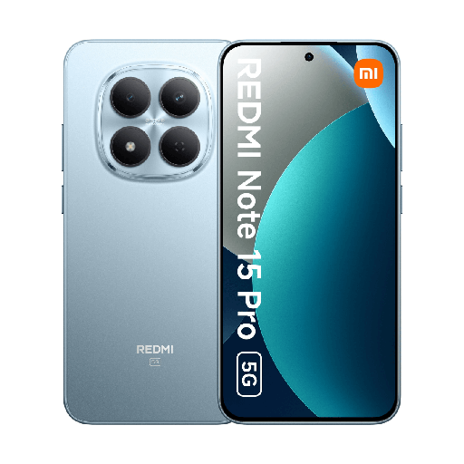 [XIAREDNOT15PR5G12512BL] Xiaomi Redmi Note 15 Pro 5G 12 GB/512 GB Blau (Glacier Blue) Dual-SIM