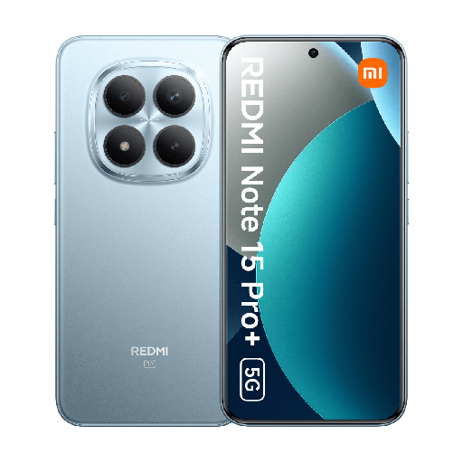 [XIAREDNOT15PRPL5G8256BL] Xiaomi Redmi Note 15 Pro+ 5G 8GB/256GB Azul (Glacier Blue) Dual SIM