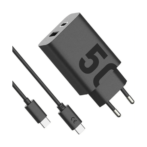 [MOTTRBPWR50WDBK] Motorola TurboPower Cargador USB-C de 50W Duo Negro
