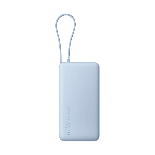 [XIA67WPWRBNK20000ICBL] Xiaomi 67W Power Bank 20.000 mAh (Integrated Cable) Azul (Ice Blue)