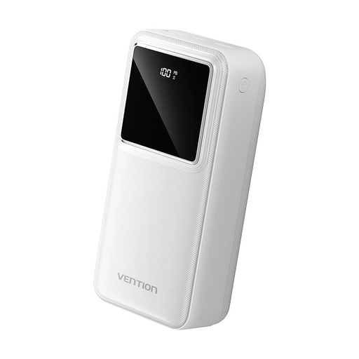 [MDMX12027249] Powerbank 30000mAh Vention FHMW0/ 22.5W/ Blanca