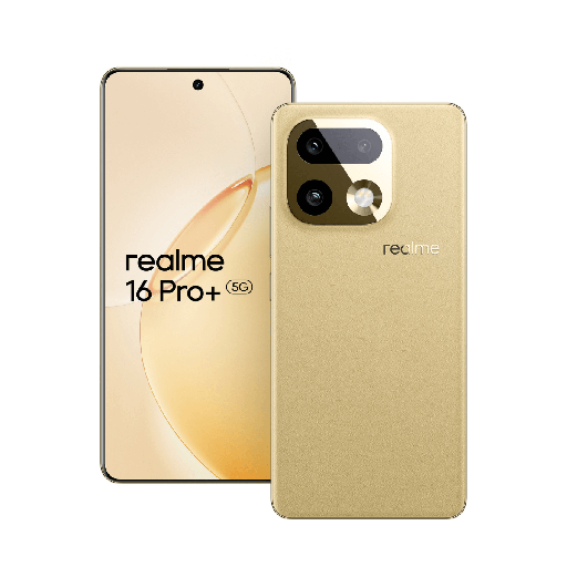 [REA16PROPL5G12512GL] Realme 16 Pro+ 5G 12GB/512GB Oro (Master Gold) Dual SIM