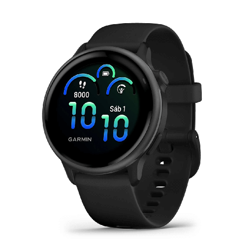 [GARVIVACT6GPS42MMBK] Garmin Vivoactive 6 GPS 42mm Negro con Correa de Silicona Negra