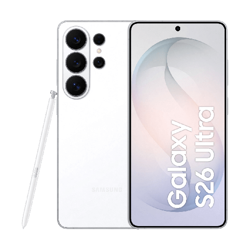 [SAMGALS26ULT5G12512WH] Samsung Galaxy S26 Ultra 5G 12GB/512GB White (White) Dual SIM SM-S948