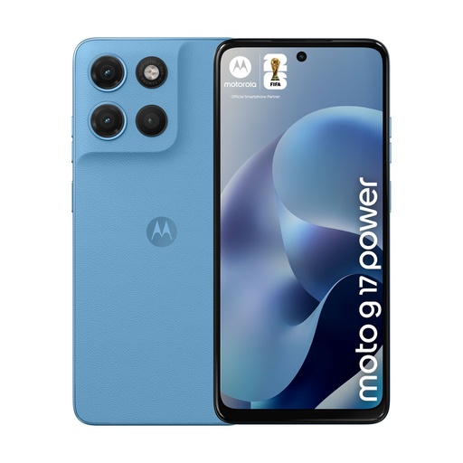 [MOTG17PWR4G4256BL] Motorola Moto G17 Power 4G 4GB/256GB Azul (Alaskan Blue) Dual SIM XT2623-2