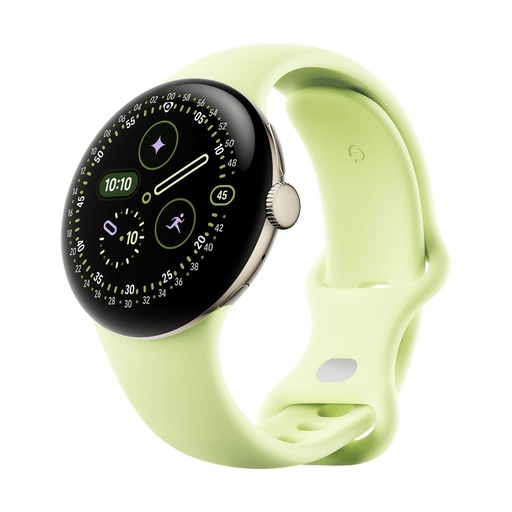 [GOOPIXWTCH441LTEGLGR] Google Pixel Watch 4 41mm LTE Oro (Champagne Gold) y Correa Verde Lima (Lemongrass) GA10834-EU