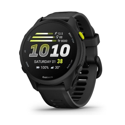[GARFOR7043BK] Smartwatch Garmin Forerunner 70 da 43 mm nero con cinturino nero.
