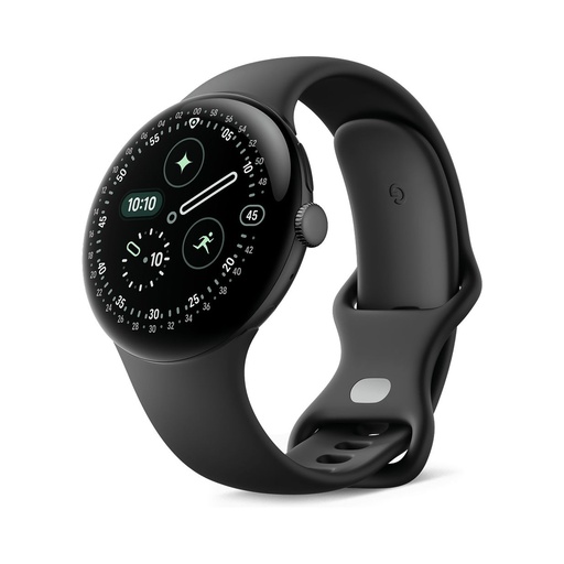 [GOOPIXWTCH445LTESLBK] Google Pixel Watch 4 45mm LTE Black (Matte Black) and Black Sport Band (Obsidian)