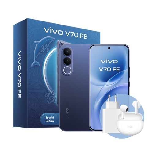 [VIVOV70FE5G58512BLBD] Vivo V70 FE 5G 8GB/512GB Azul (Ocean Blue) Dual SIM Pack