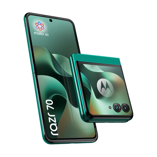 [MOTRAZR705G8256GR] Motorola Razr 70 5G 8GB/256GB Verde (Sporting Green) Dual SIM XT2657-1