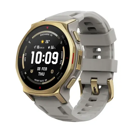 [AMZTREX3PRGPS44GL] Amazfit T-Rex 3 Pro GPS 44mm Smartwatch Gold (Artic Gold)