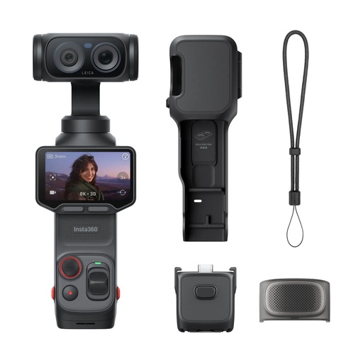 [INSTA360LNULSTPKBK] Caméra d'action Insta360 Luna Ultra Noire (Cosmic Black) Pack standard