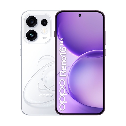 [OPPREN165G8512WH] OPPO Reno16 5G 8GB/512GB Branco (Pop White) Dual SIM