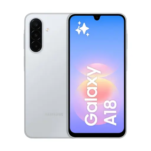 [SAMGAA184G4128SL] Samsung Galaxy A18 4G 4GB/128GB Prata (Silver) Dual SIM SM-A185